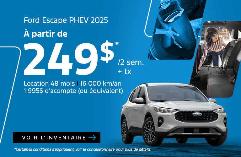 Escape PHEV 2024 -  Février 2025