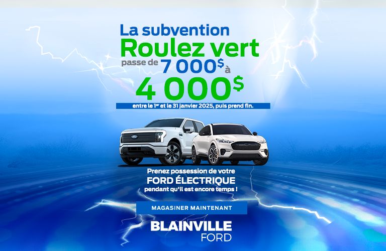 La subvention Roulez Vert