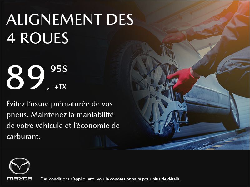 Alignement des 4 roues en rabais
