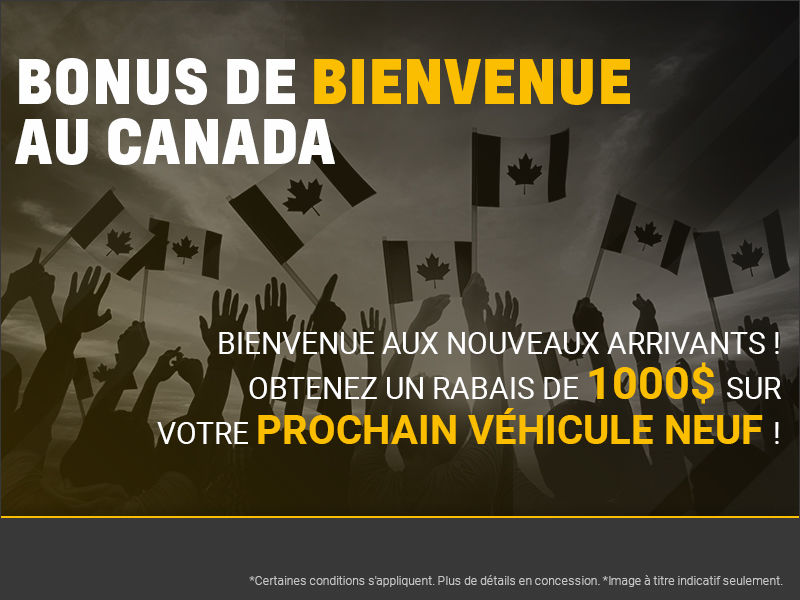 Bonus de bienvenue au Canada