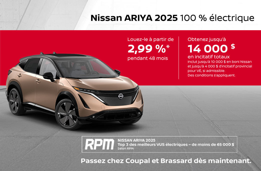 ARIYA 2025 100% électrique