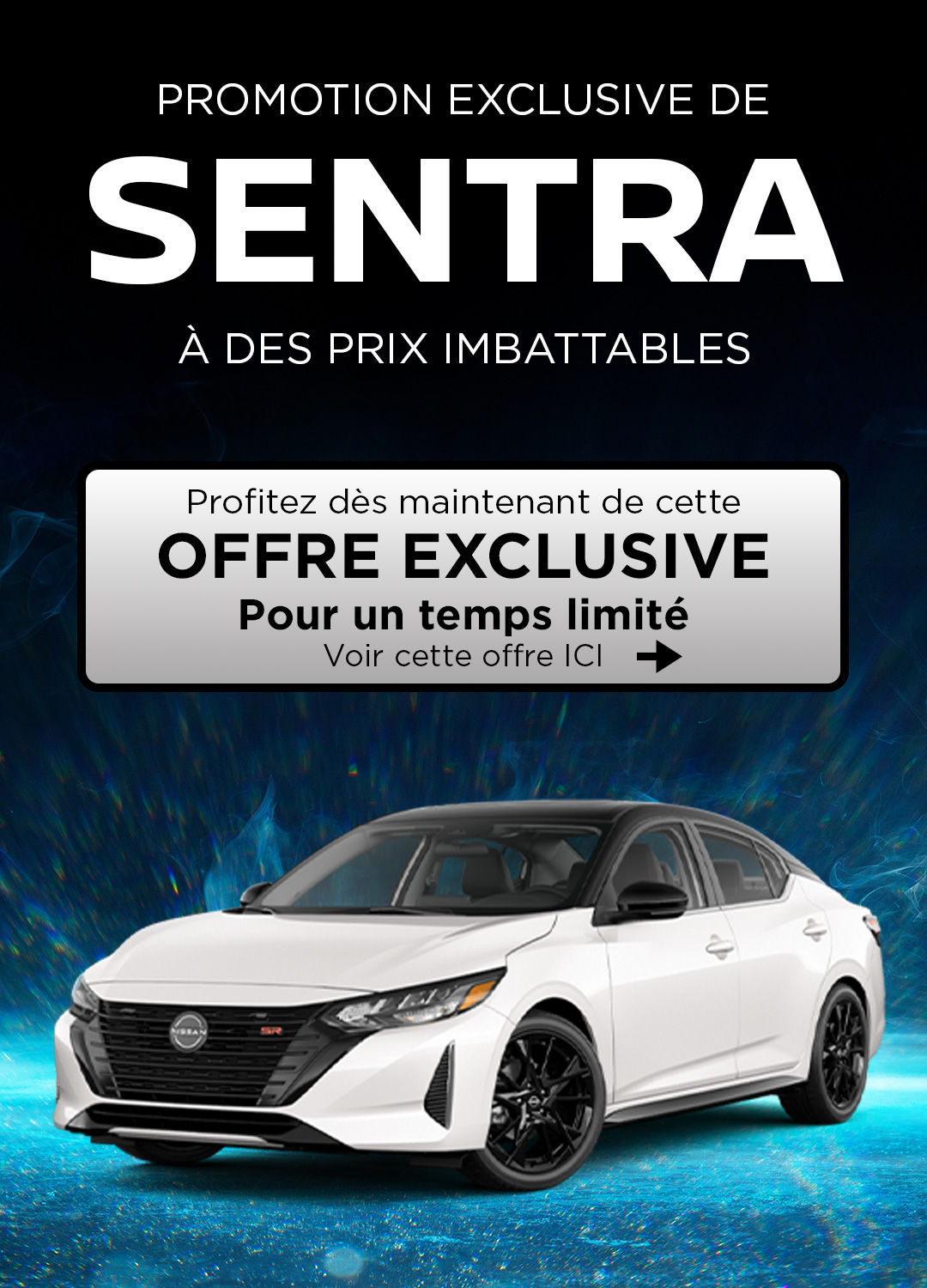 Promotion de Nissan Sentra S Plus 2024 (75$/semaine) chez Coupal & Brassard Nissan!