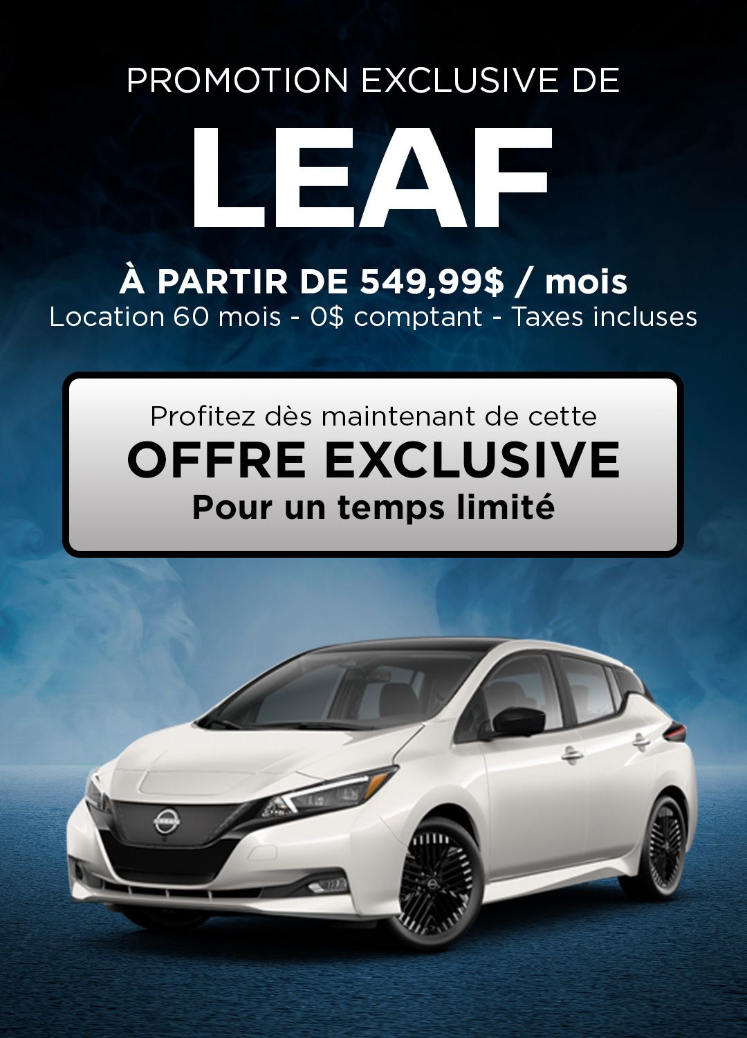 Promotion Nissan Leaf SV Plus 2025