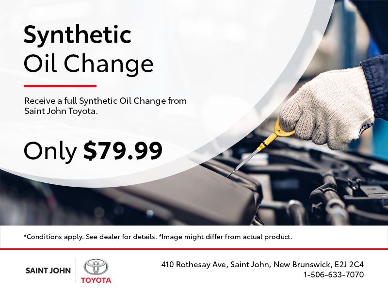 Saint John Toyota in Saint John Synthetic Oil Change