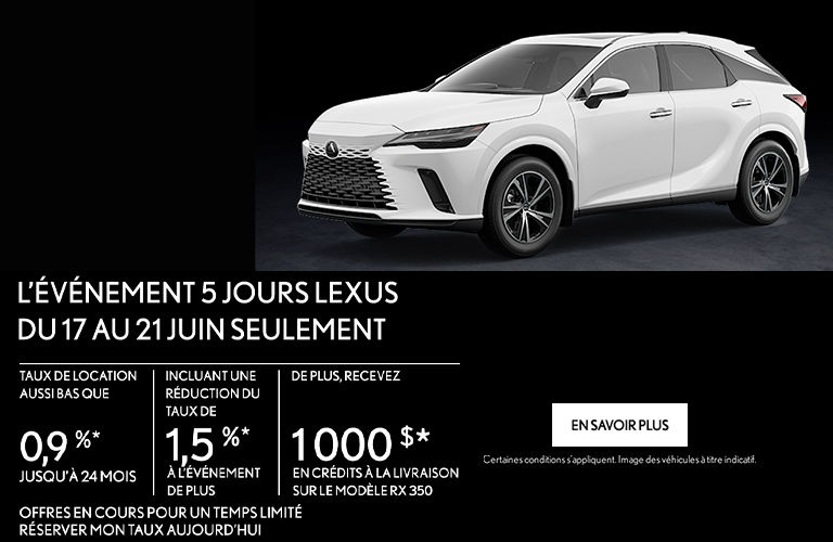 Lexus - Événement 5 jours