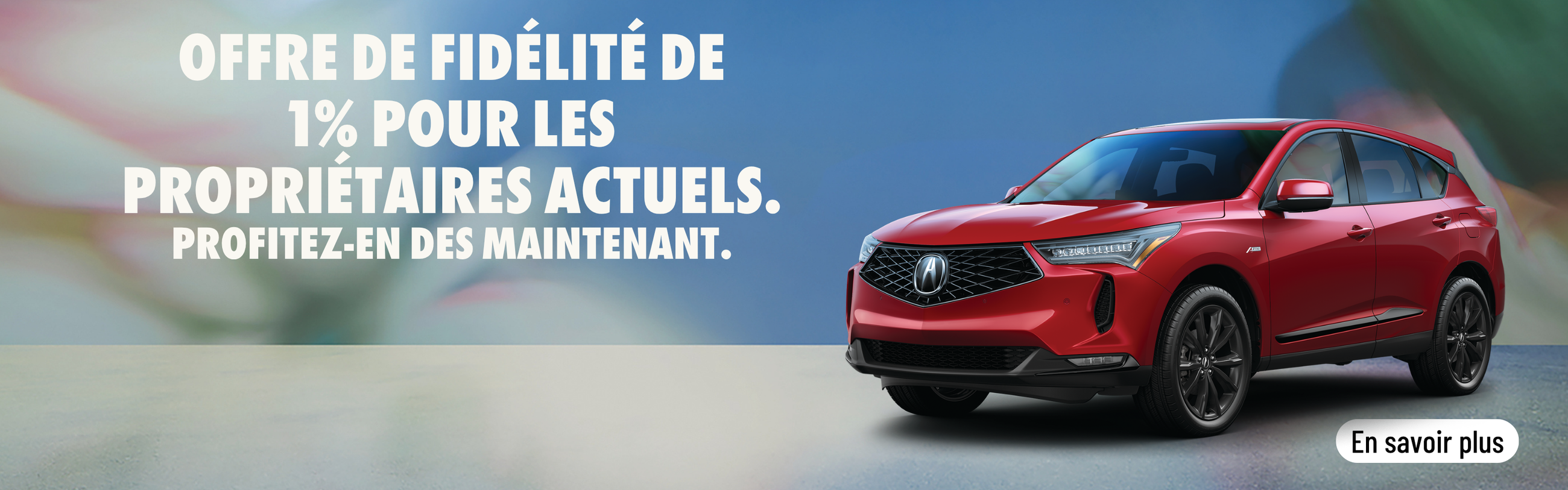 Réduction de taux de fidélité de 1%