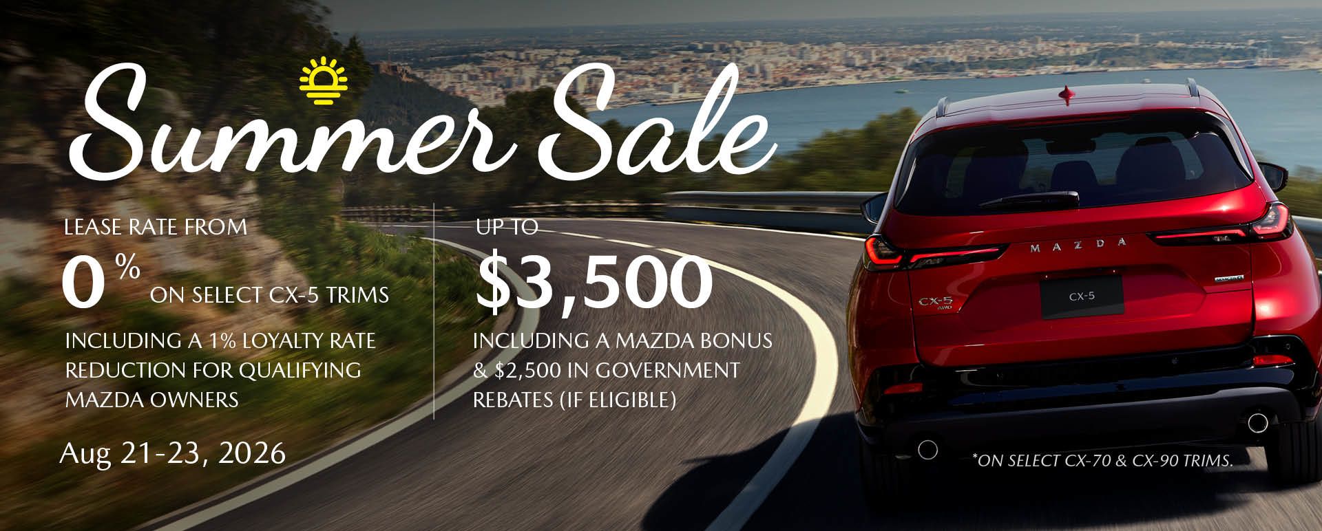 Mazda Summer Sale