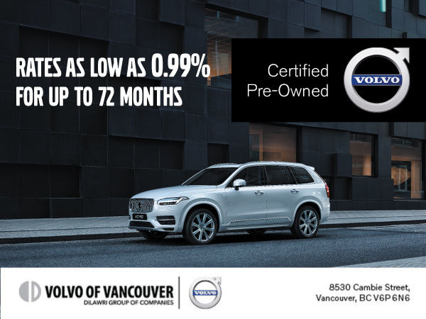 Volvo of Vancouver | Volvo Certified Pre-Owned Special Offer