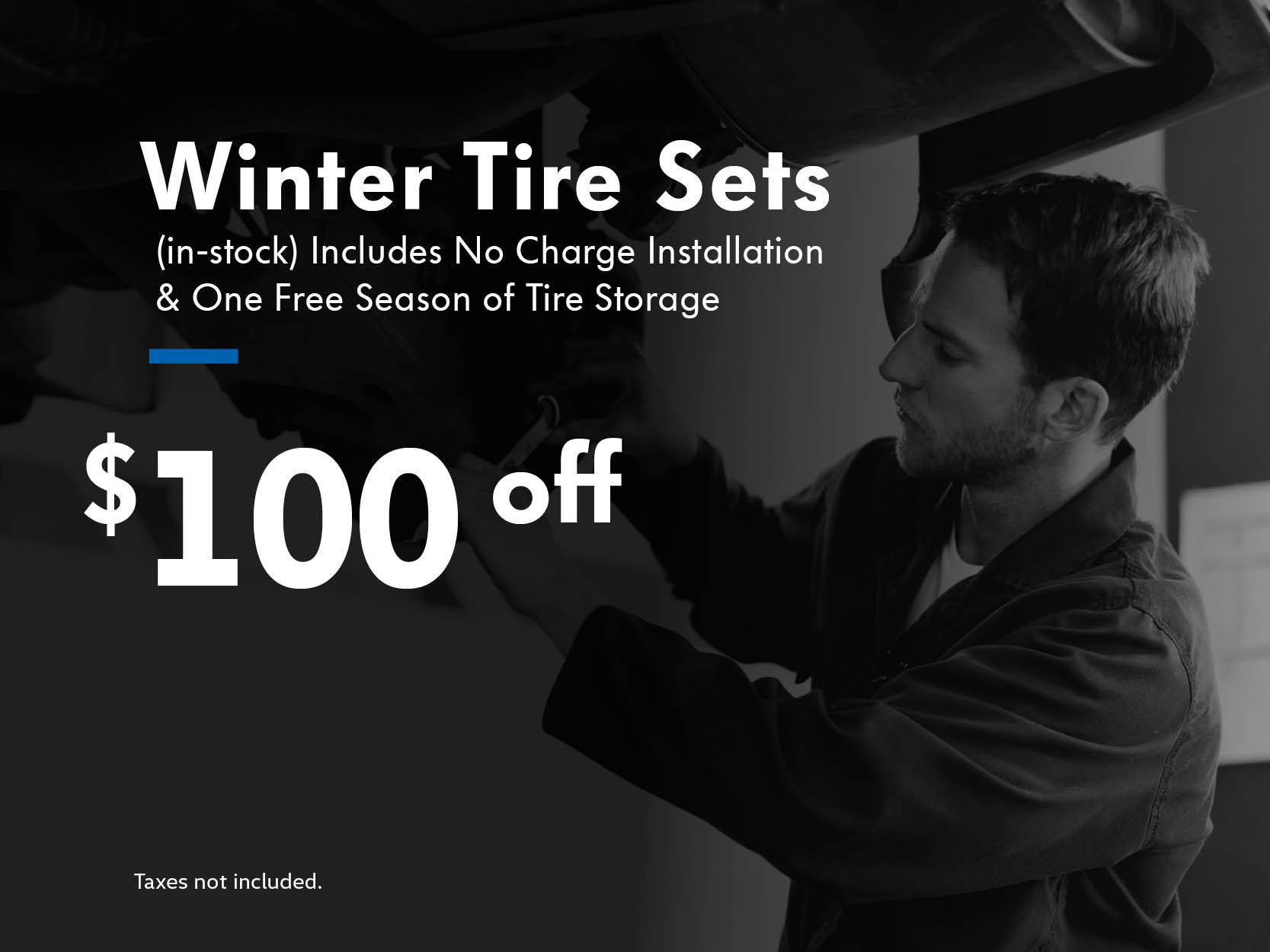 Winter Tire Set: $100 OFF