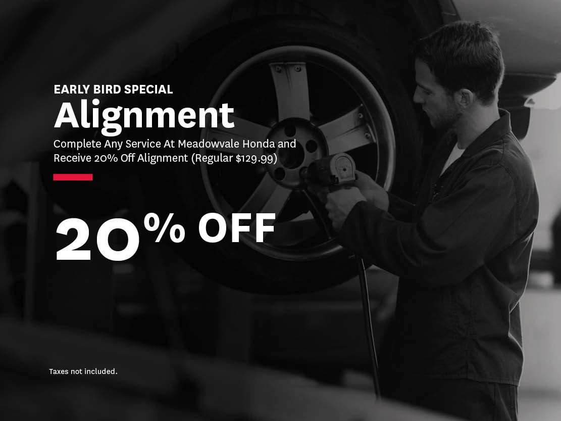 20% Off Alignment*