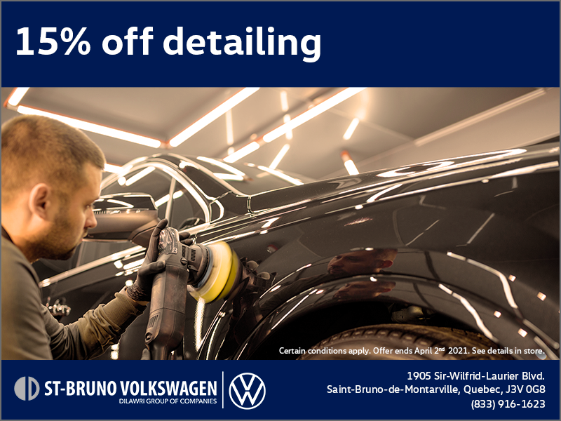 Get 15% OFF Detailing!