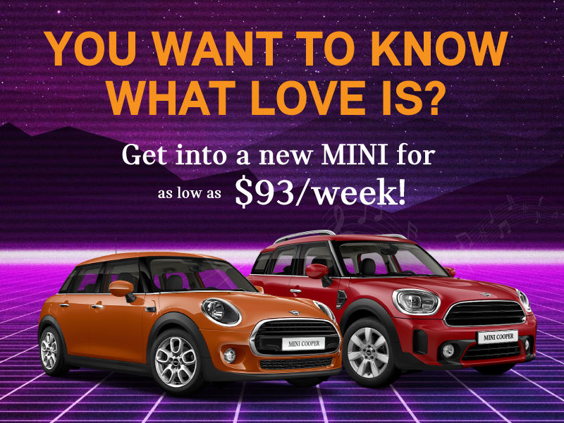 Get into a new MINI for as low as $93/week!