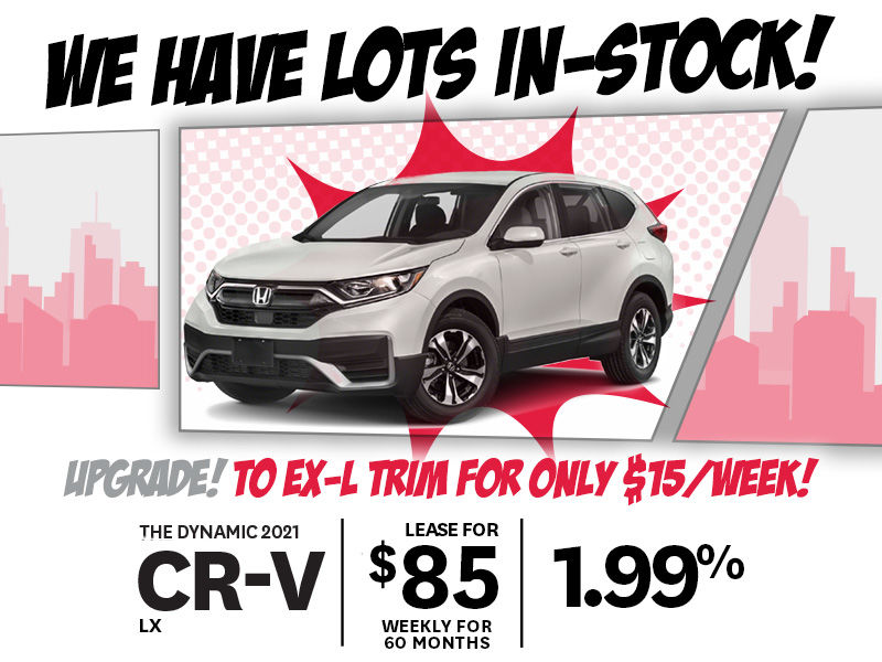 Drive Home a new 2021 Honda CR-V