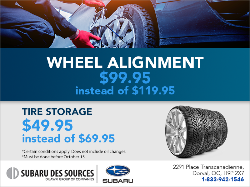 Alignment & Storage Special