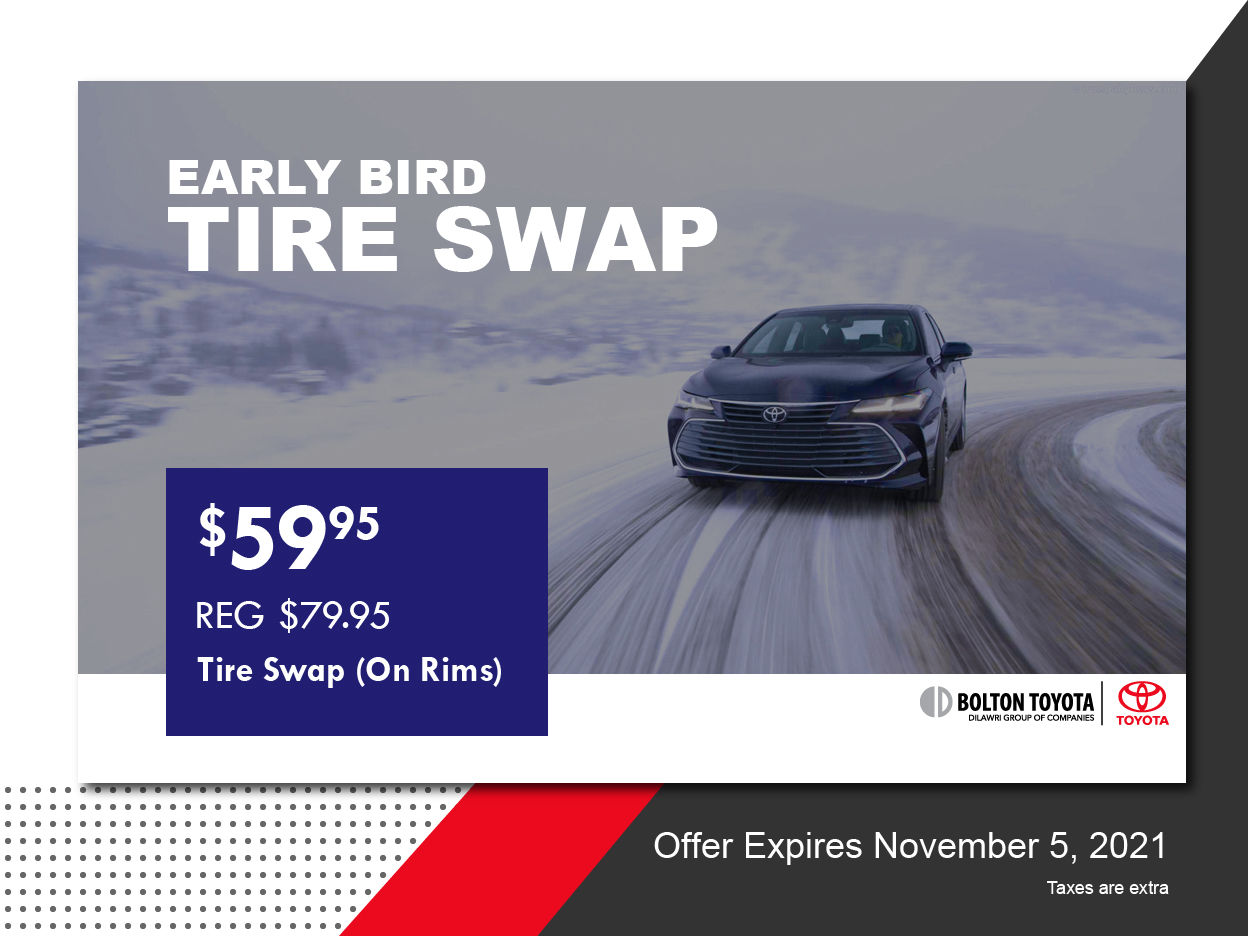 Early Bird Tire Swap Special