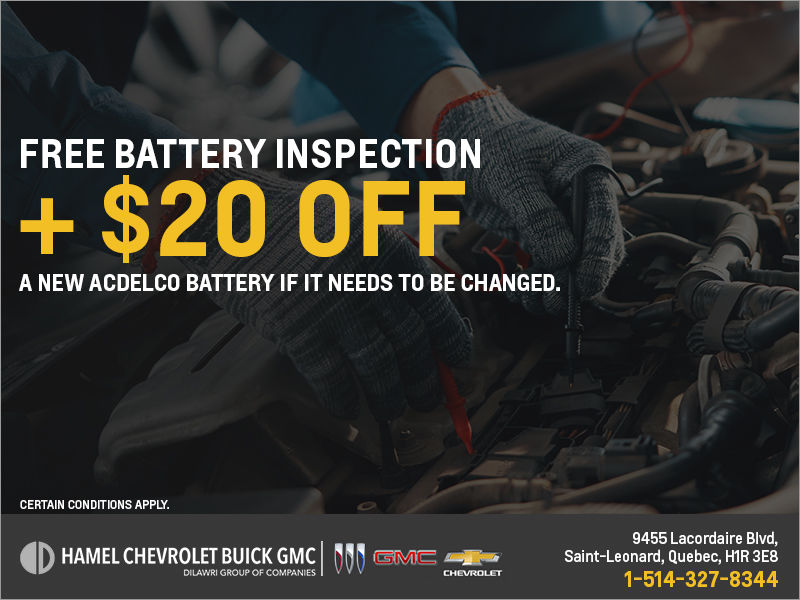 FREE battery inspection