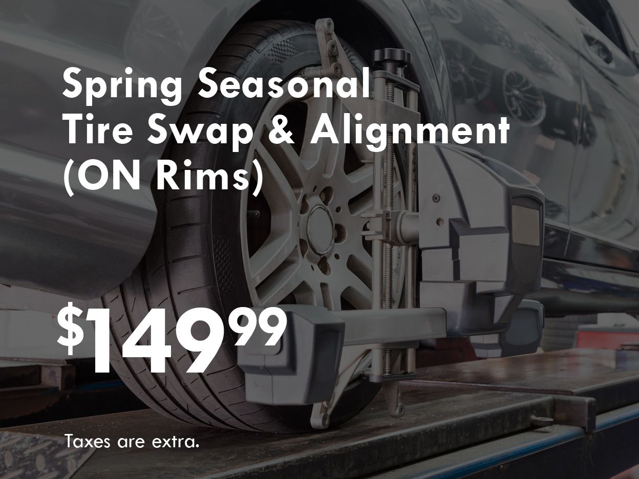 Meadowvale Honda Tire Swap & Alignment (On Rims)