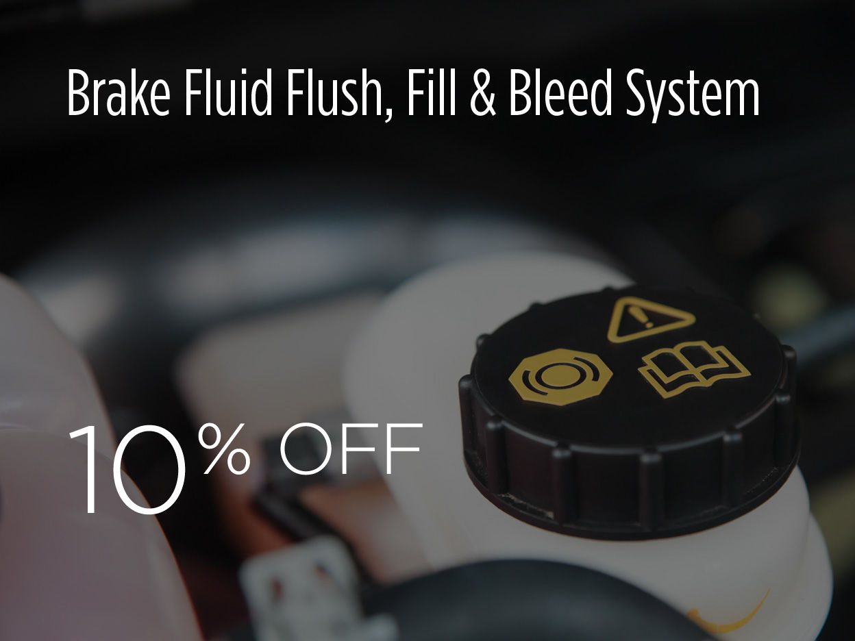 Brake Fluid & Flush, Fill & Bleed System