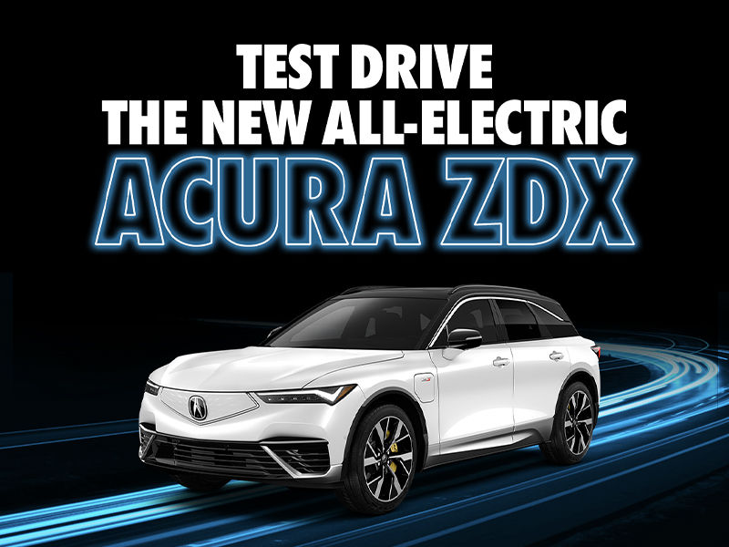 Burrard Acura Test drive the allelectric Acura ZDX