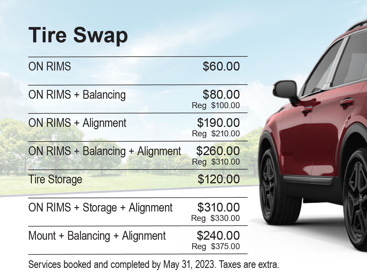 Tire Swap Special