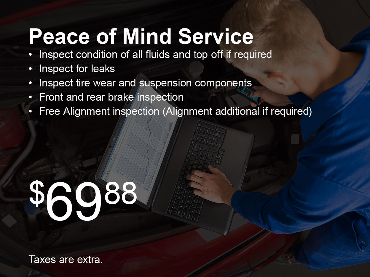 Peace of Mind Service Special