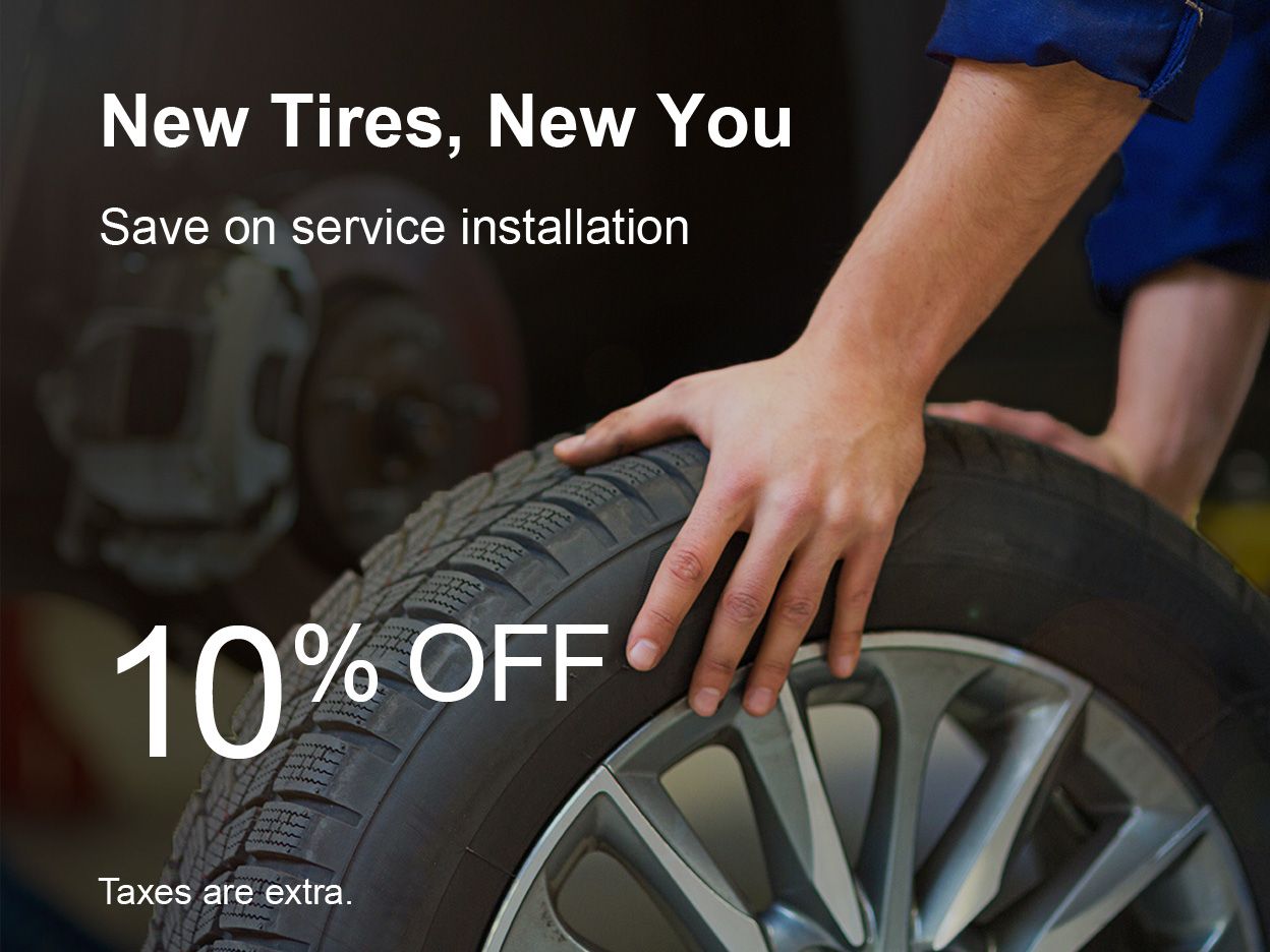 Tire Installation Special