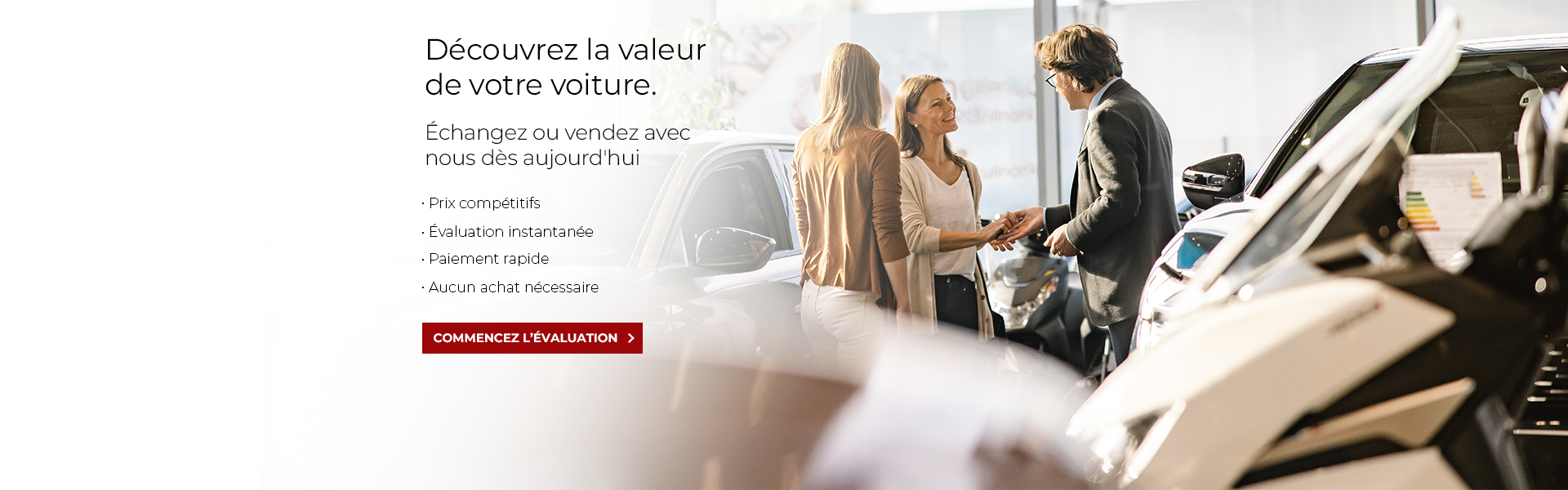 Vendez-nous votre voiture !