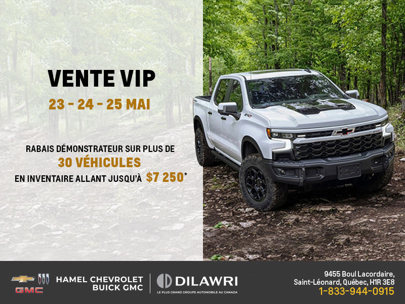 Vente VIP
