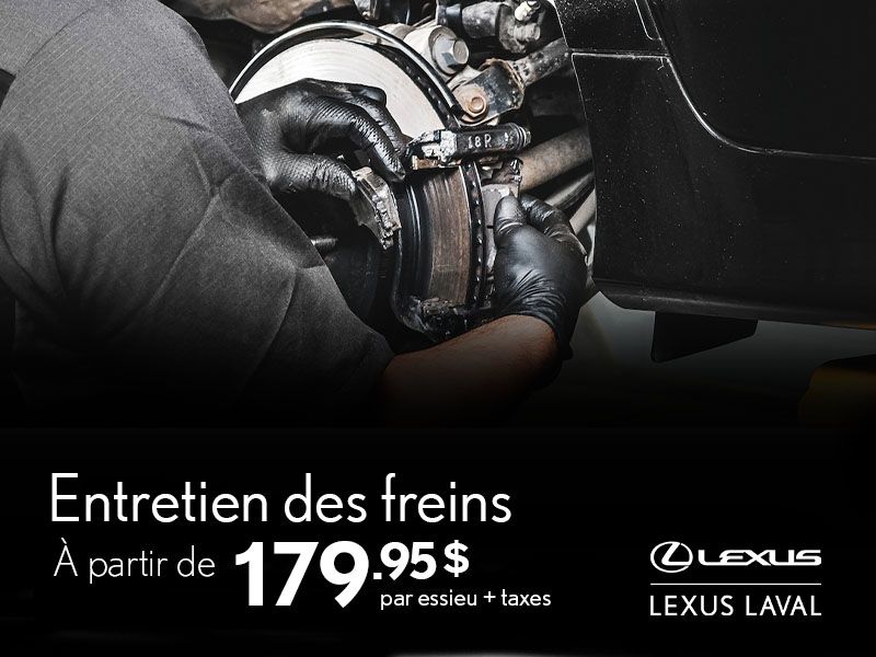 Entretien des freins