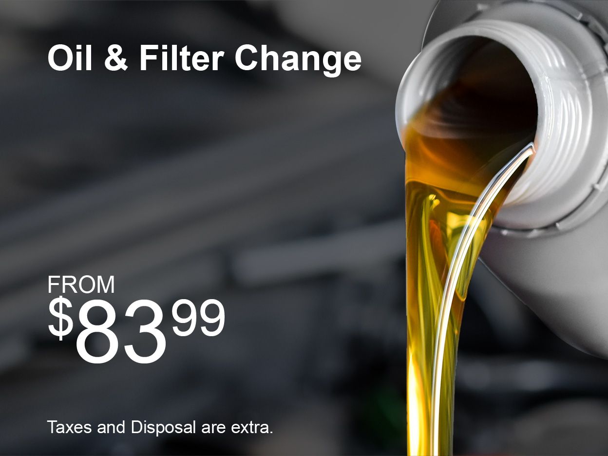 Oil & Filter Change Special