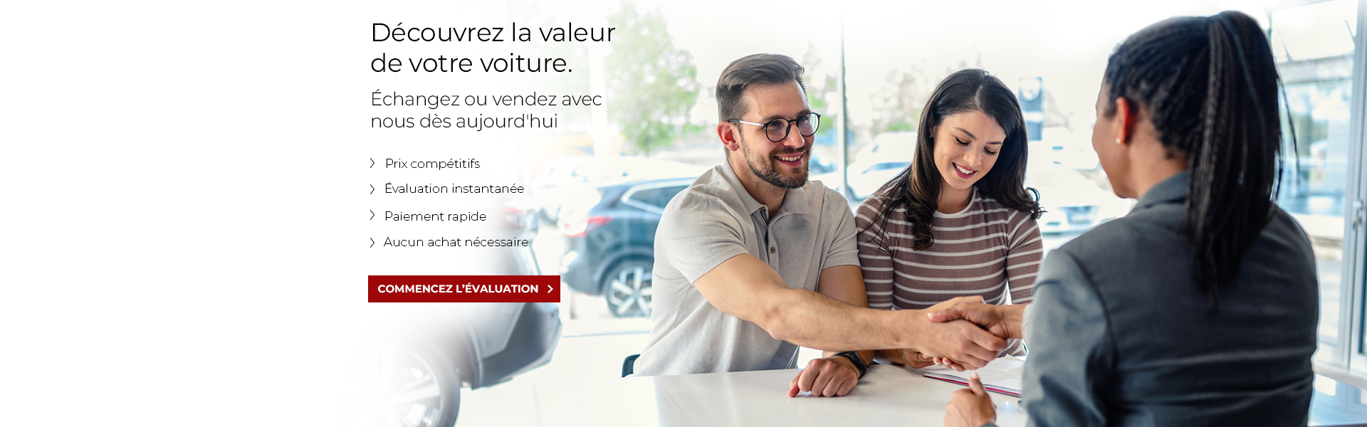 Vendez-nous votre voiture ! - Honda Des Sources