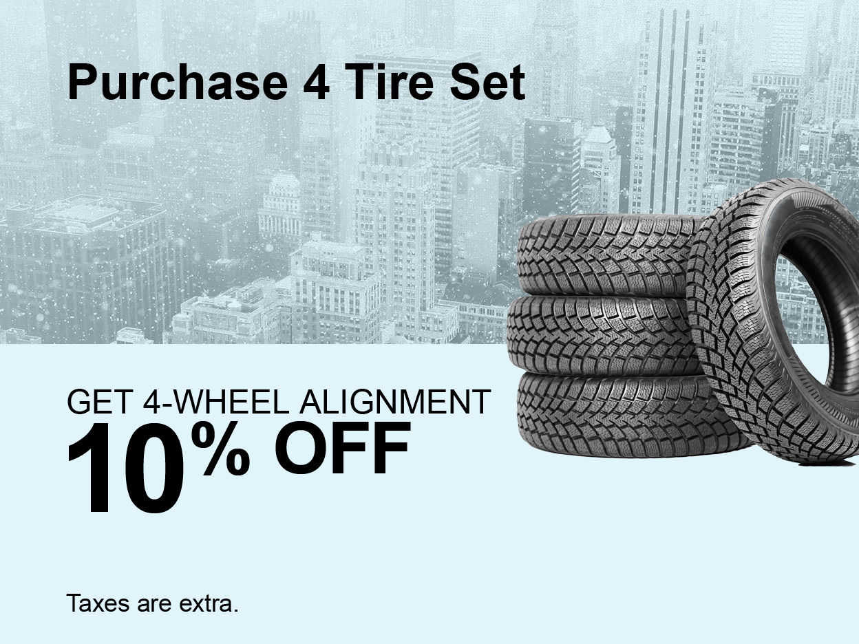 Full Tire Set Alignment Special