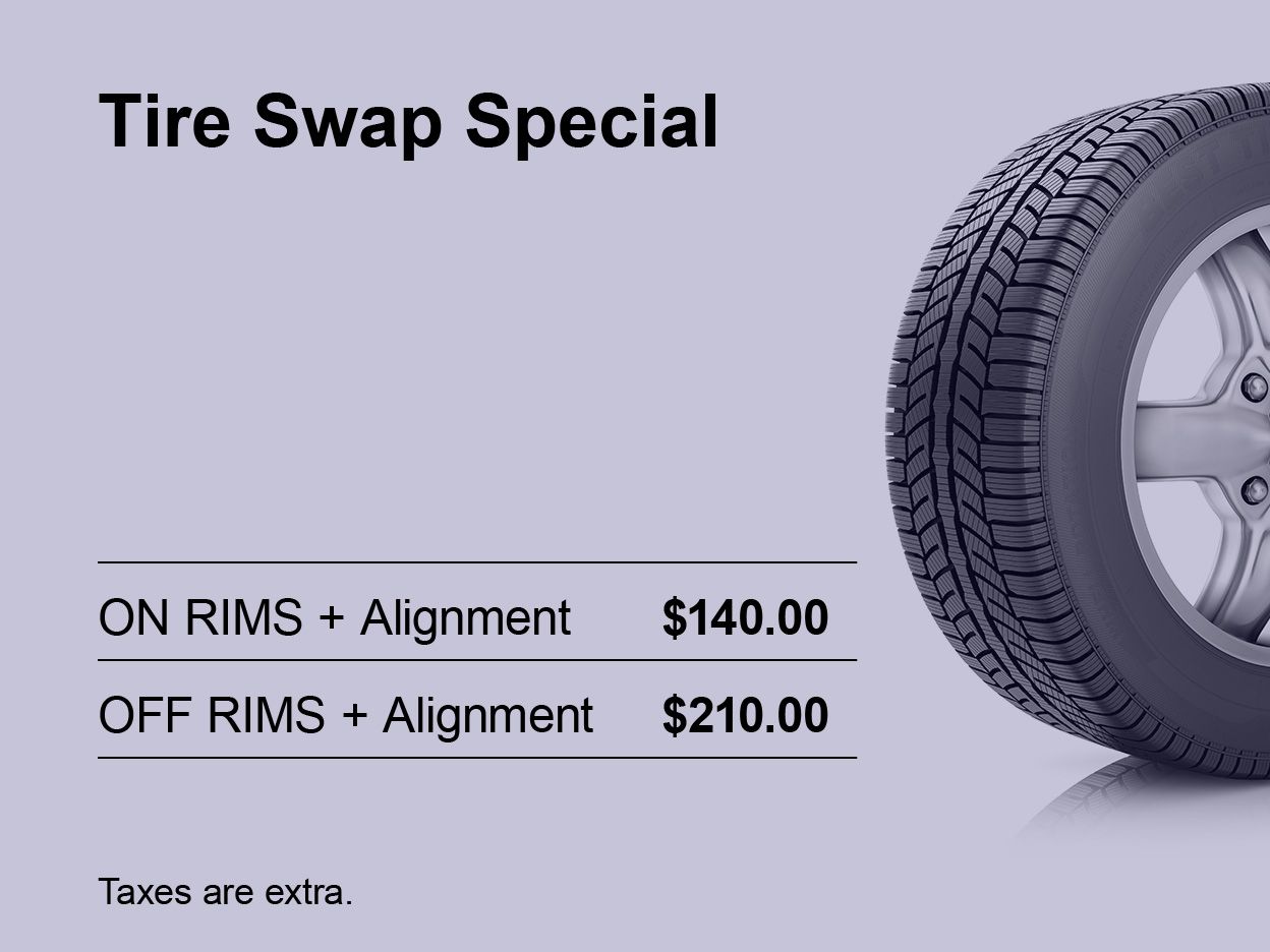 Meadowvale Honda Tire Swap & Alignment Special
