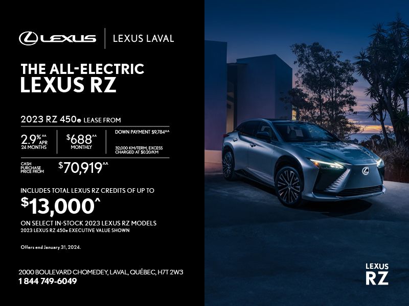 THE ALL-ELECTRIC LEXUS RZ