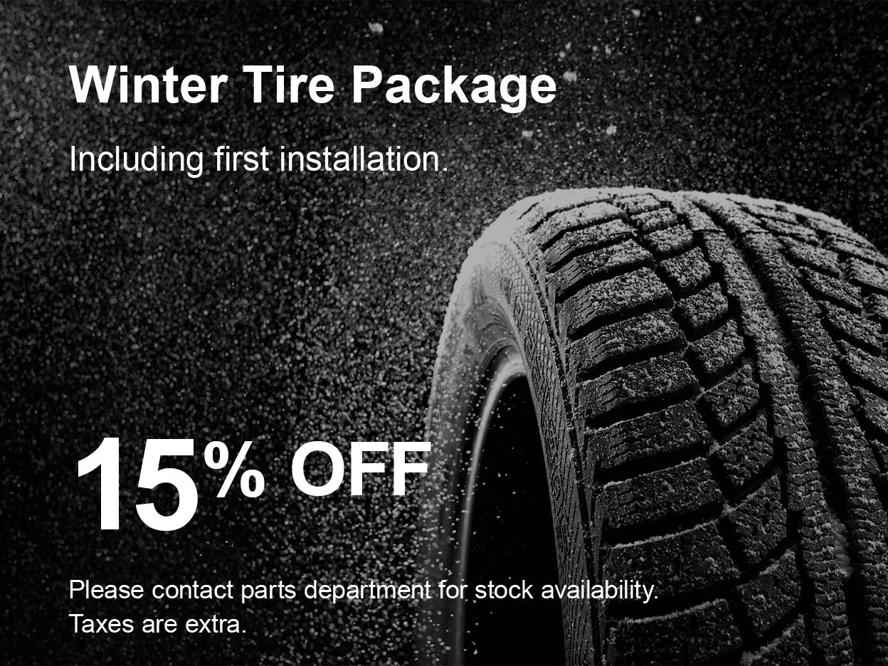 Winter Tire Package + Installation Special