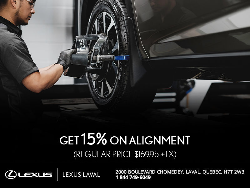 GET 15% on alignment