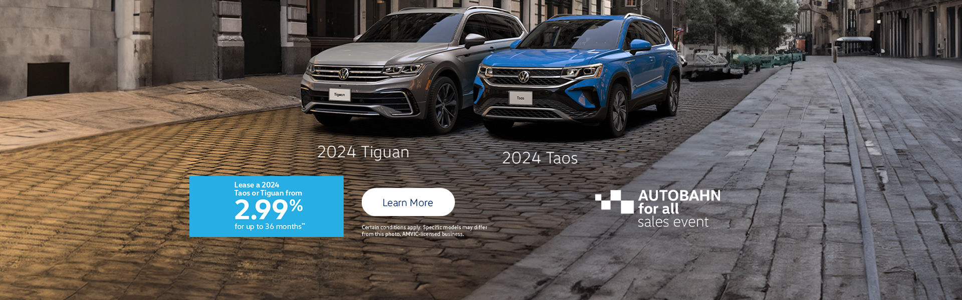 VWCA March2024 Monthly Offer - Taos et Tiguan