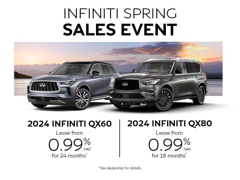 Spring Sales Event - QX60 & QX80