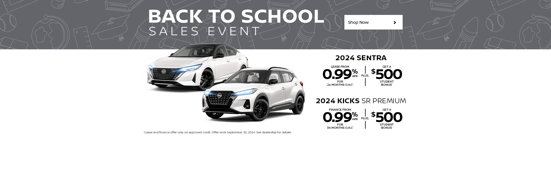 Monthly Offers - 2024 Sentra & Kicks