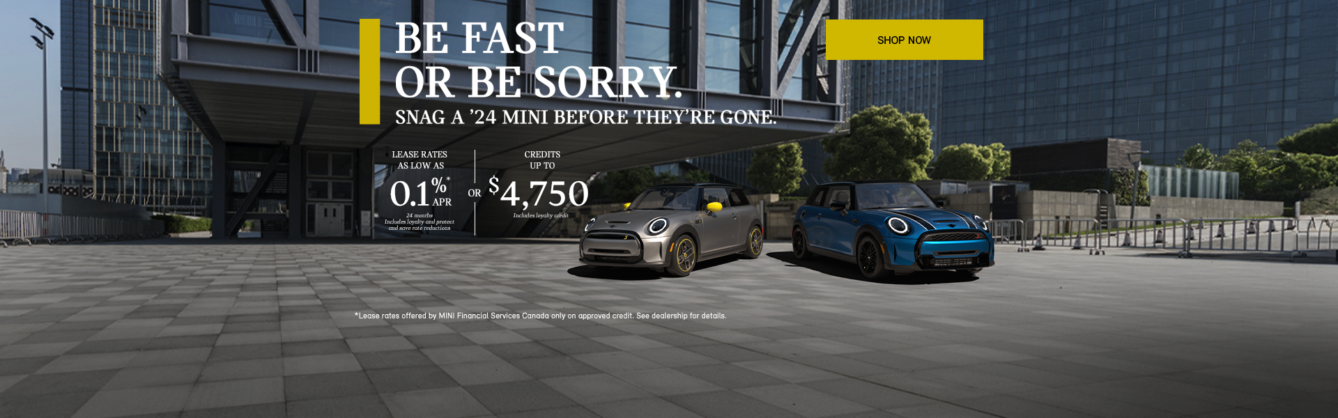 Be Fast or Be Sorry