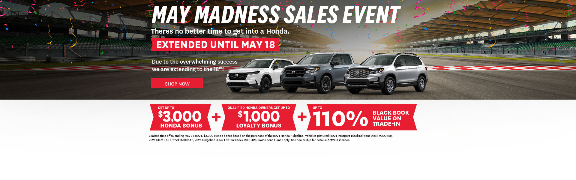 May Madness Sales Event - Extended