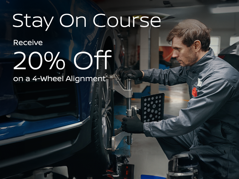 Parts & Service: Wheel alignment Promo