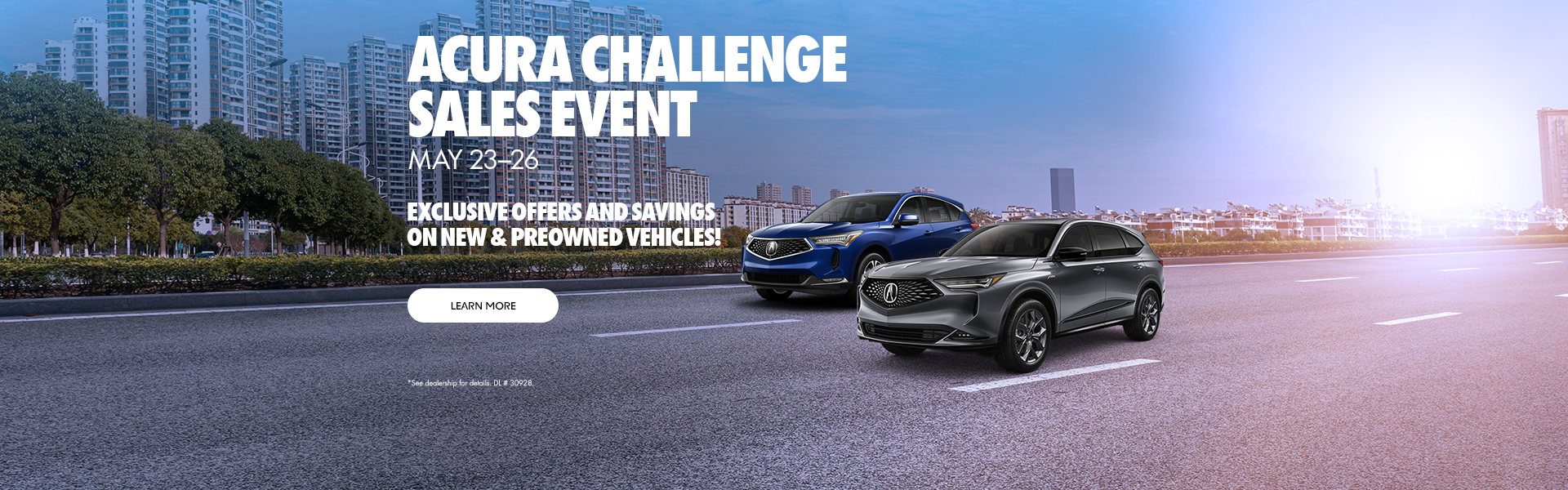 Acura Challenge Sales Event