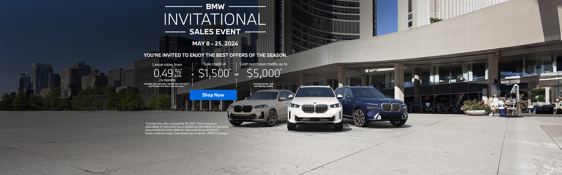 BMW Invitational Sales Event
