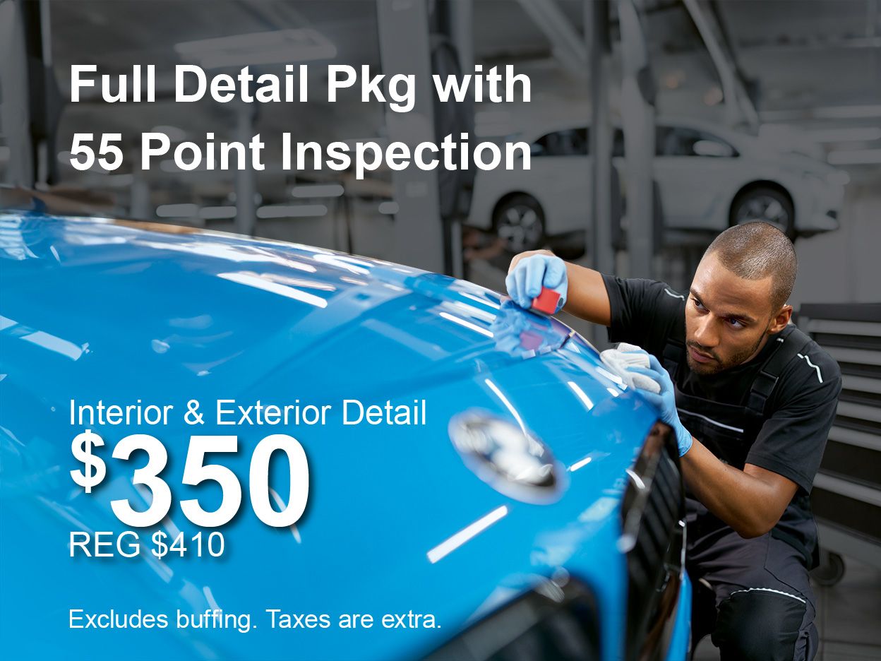 Full Detail Pkg + 55 Point Inspection Special