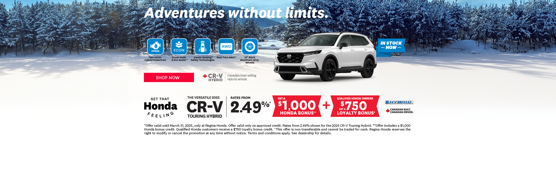 Get That Honda Feeling - 2025 CR-V Touring Hybrid