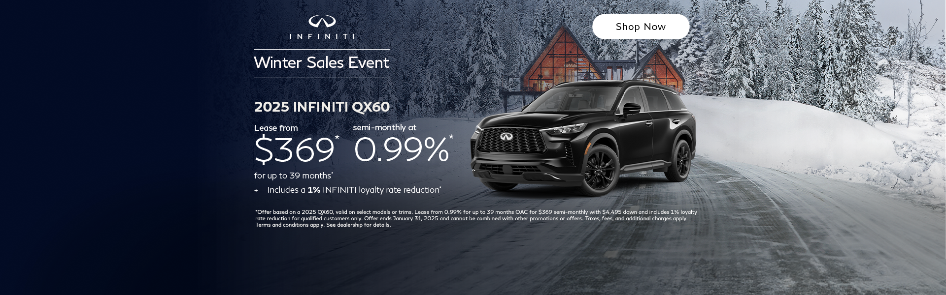 Monthly Offers - QX60