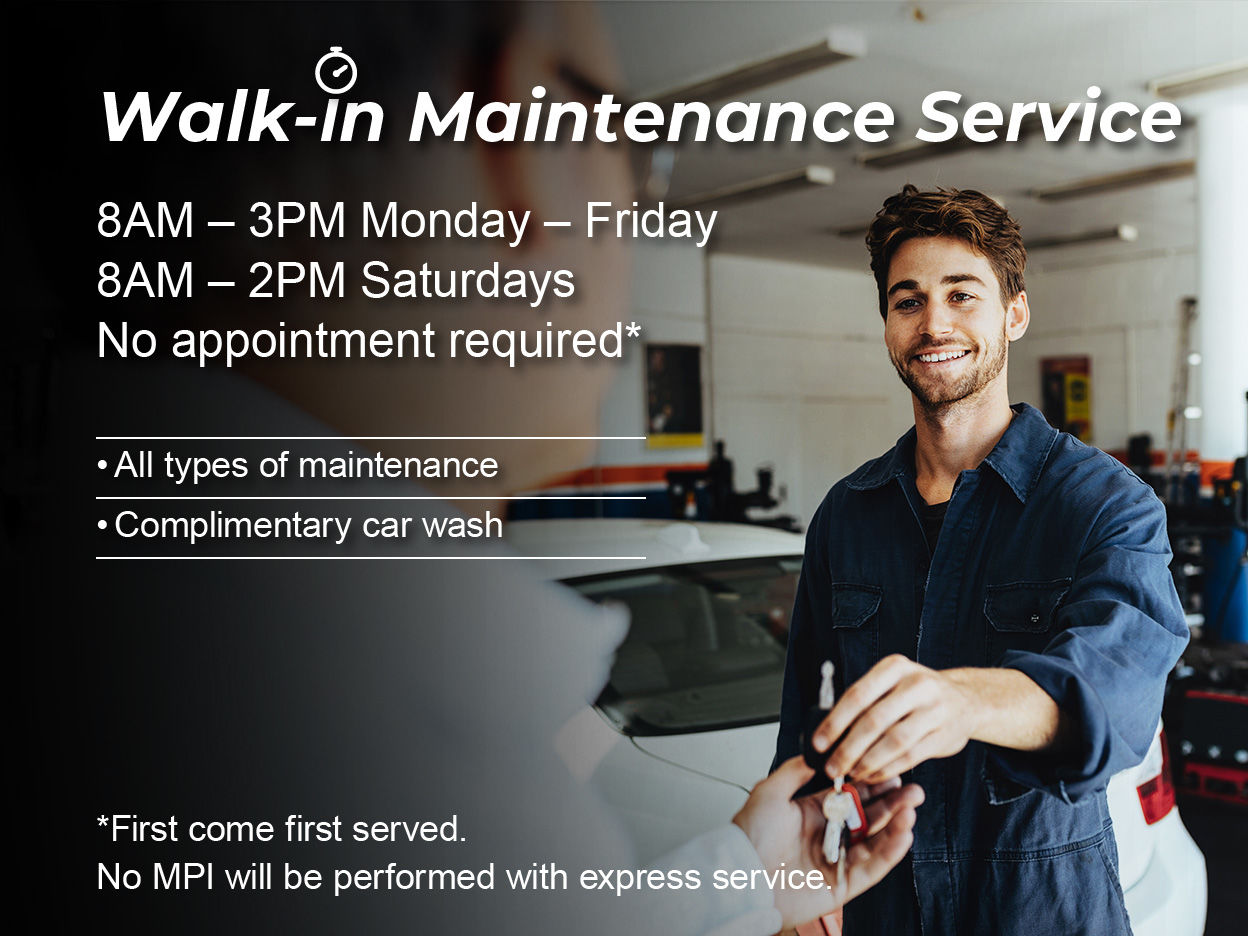 Walk-In Express Service Special
