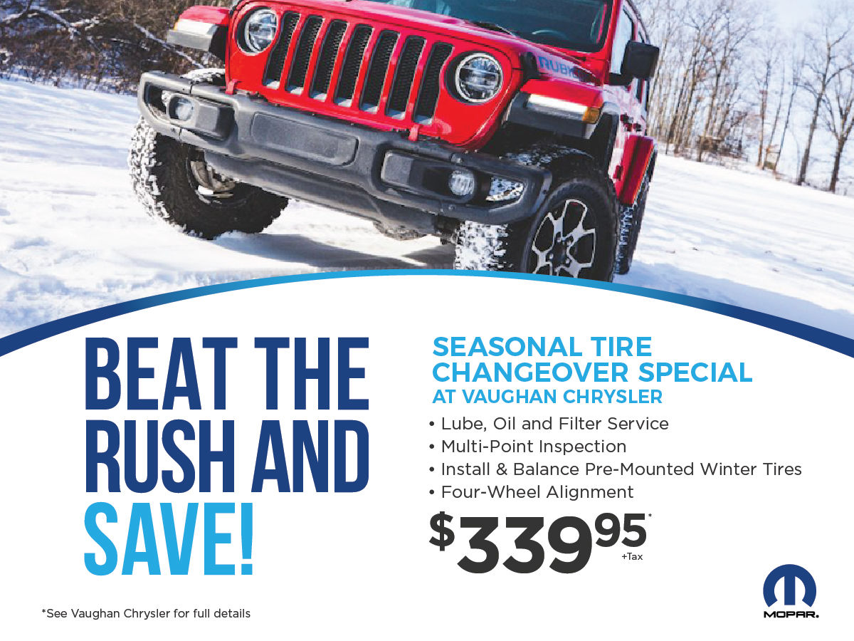 Seasonal Tire Change Service Special