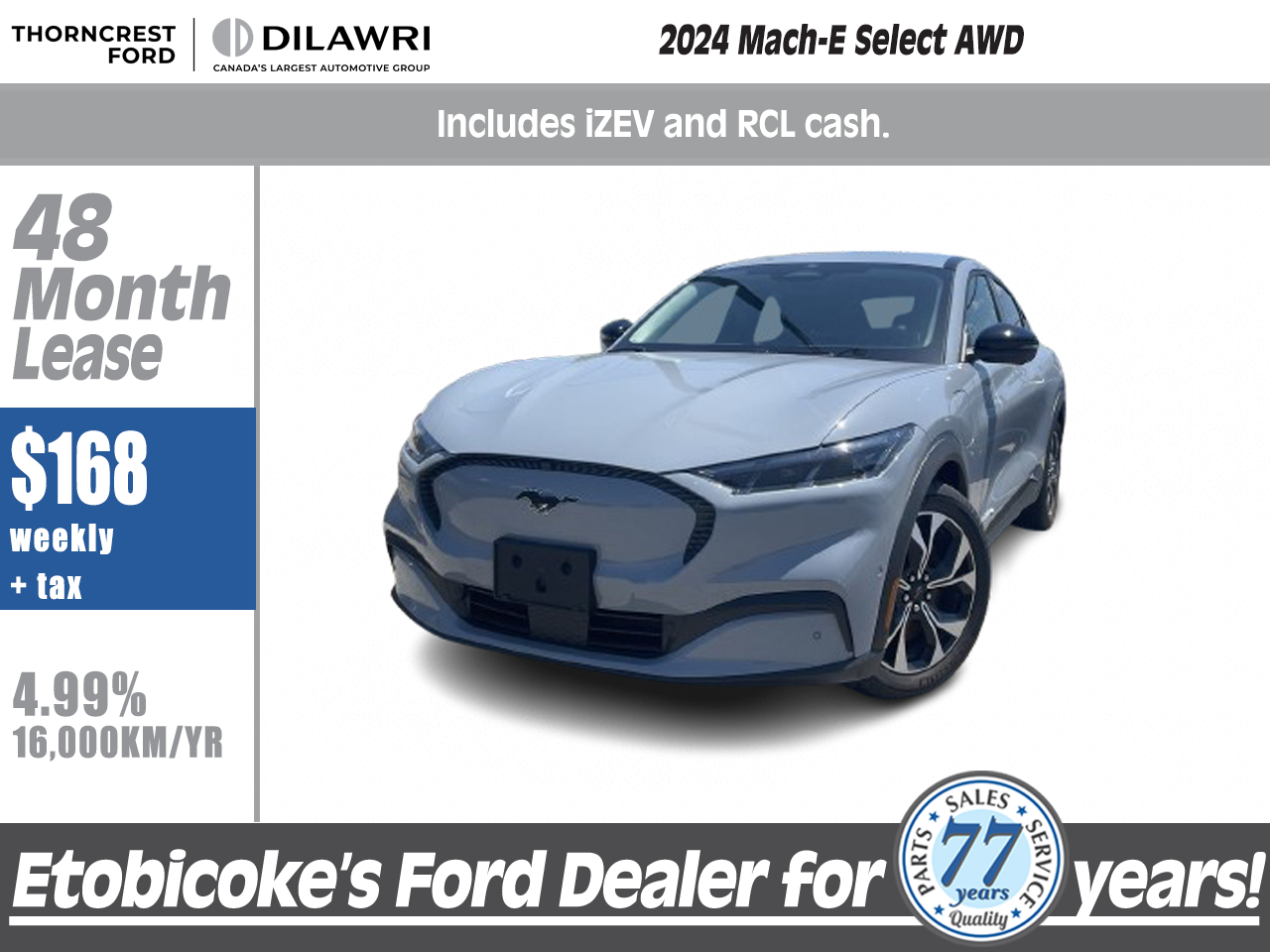 2024 Mustang Mach e Select AWD